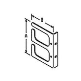 Chatsworth Products 11157-001 Horizontal Cable Guides (Rack-Mounted) - Two Loop